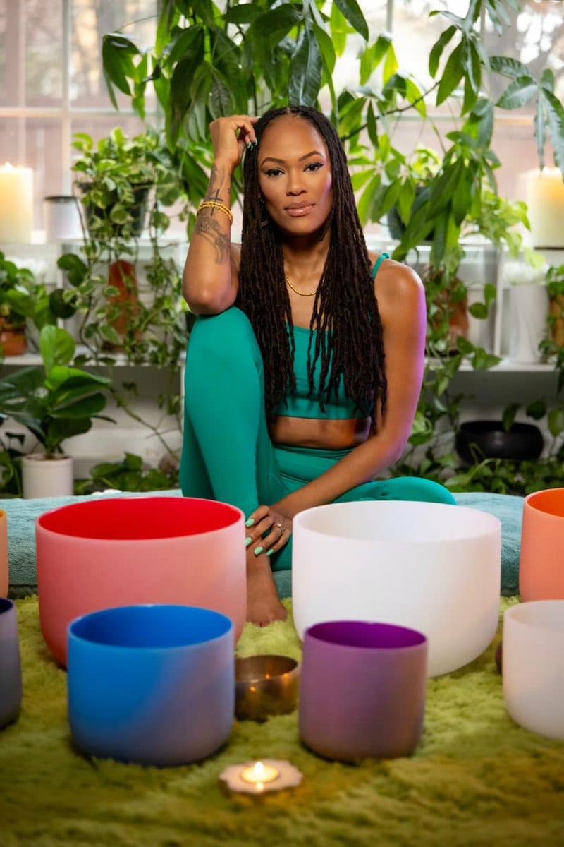 Joy River with crystal singing bowls